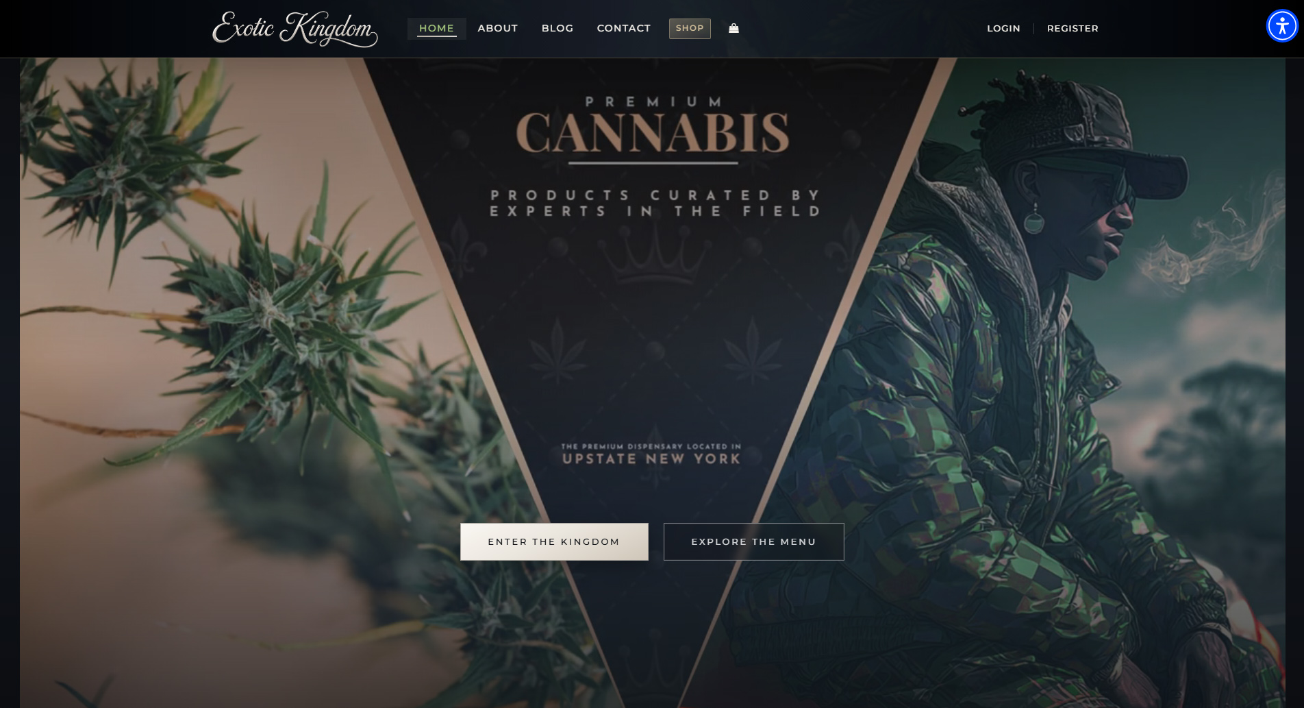 Exotic Kingdom website screenshot